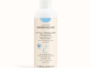 Embryolisse Gentle Waterproof Make-up Remover Milk, 4 u 1 mlijeko za čišćenje i uklanjanje vodootporne šminke, bočica od 200 ml, za sve tipove kože, uključujući osjetljivu.