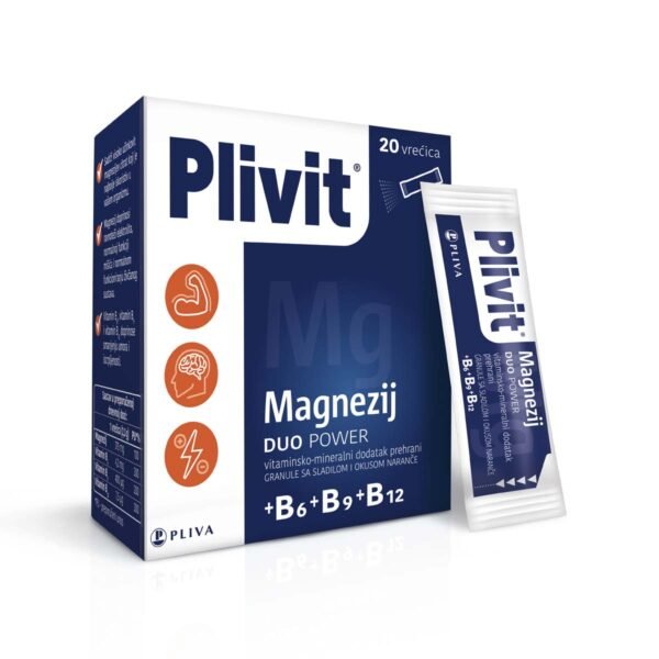 Plivit Magnezij Duo Power – Podrška mišićima i živčanom sustavu.