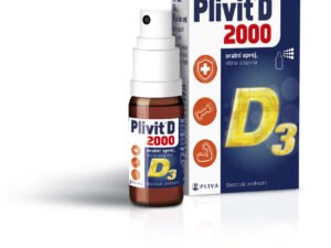 Plivit D 2000 oralni sprej sa vitaminom D, bočica od 30 ml.