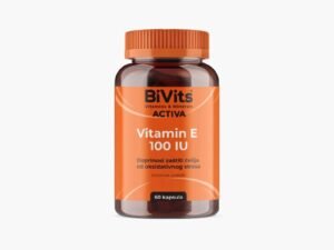 BiVits ACTIVA Vitamin E 100 IU – snažan antioksidans za zaštitu ćelija i regeneraciju, jačanje imuniteta i zdravlje srca.