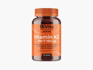 BiVits ACTIVA Vitamin K2 MK-7 180 µg – očuvanje elastičnosti krvnih sudova i zdravlja srca.