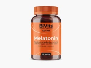 BiVits ACTIVA Melatonin – 1 tableta sa 1 mg melatonina za poboljšanje kvaliteta sna i prilagođavanje unutrašnjeg sata organizma