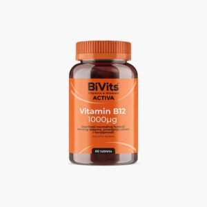 BiVits ACTIVA Vitamin B12 – 1 tableta sa 1000 µg vitamina B12 za prevenciju deficita i podršku zdravlju nervnog sistema