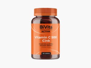 BiVits Vitamin C 500 Cink – formulacija za podršku imunološkom sistemu sa vitaminom C i cinkom