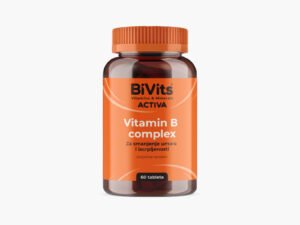 BiVits B Complex – formula koja sadrži vitamine B grupe i aktivni oblik folne kiseline za optimalnu raspoloživost u organizmu