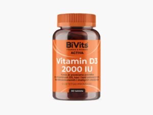 BiVits ACTIVA Vitamin D3 2000 IU – specijalna formula za nadoknadu deficita vitamina D, podržava imunološki i nervni sistem