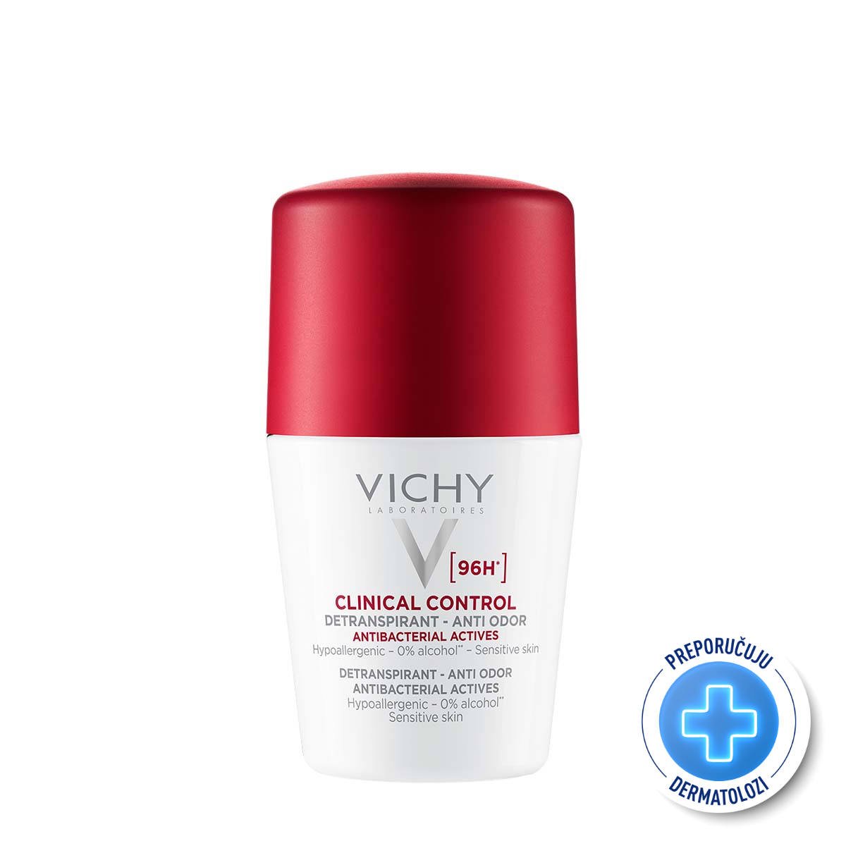 VICHY Deo roll-on Clinical Control protiv neugodnih mirisa do 96h