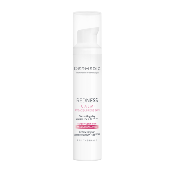 Dermedic Redness CALM korektivna dnevna krema UV+IR SPF20
