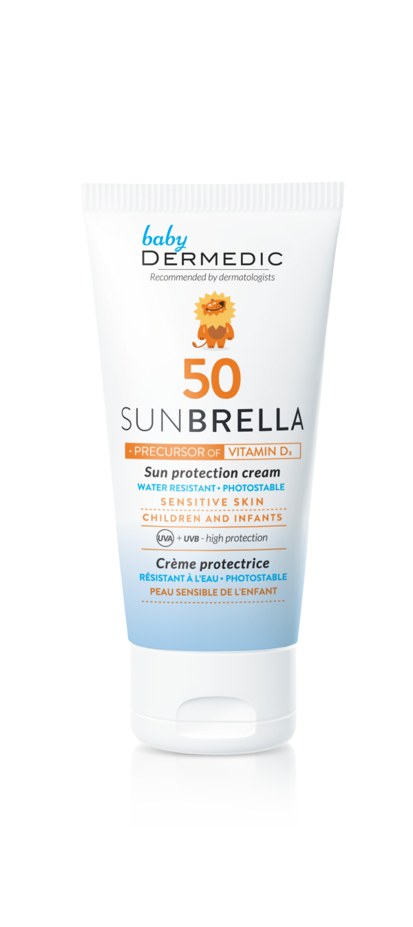 Dermedic SUNBRELLA BABY zaštitna krema za lice za djecu SPF 50, 50 ml