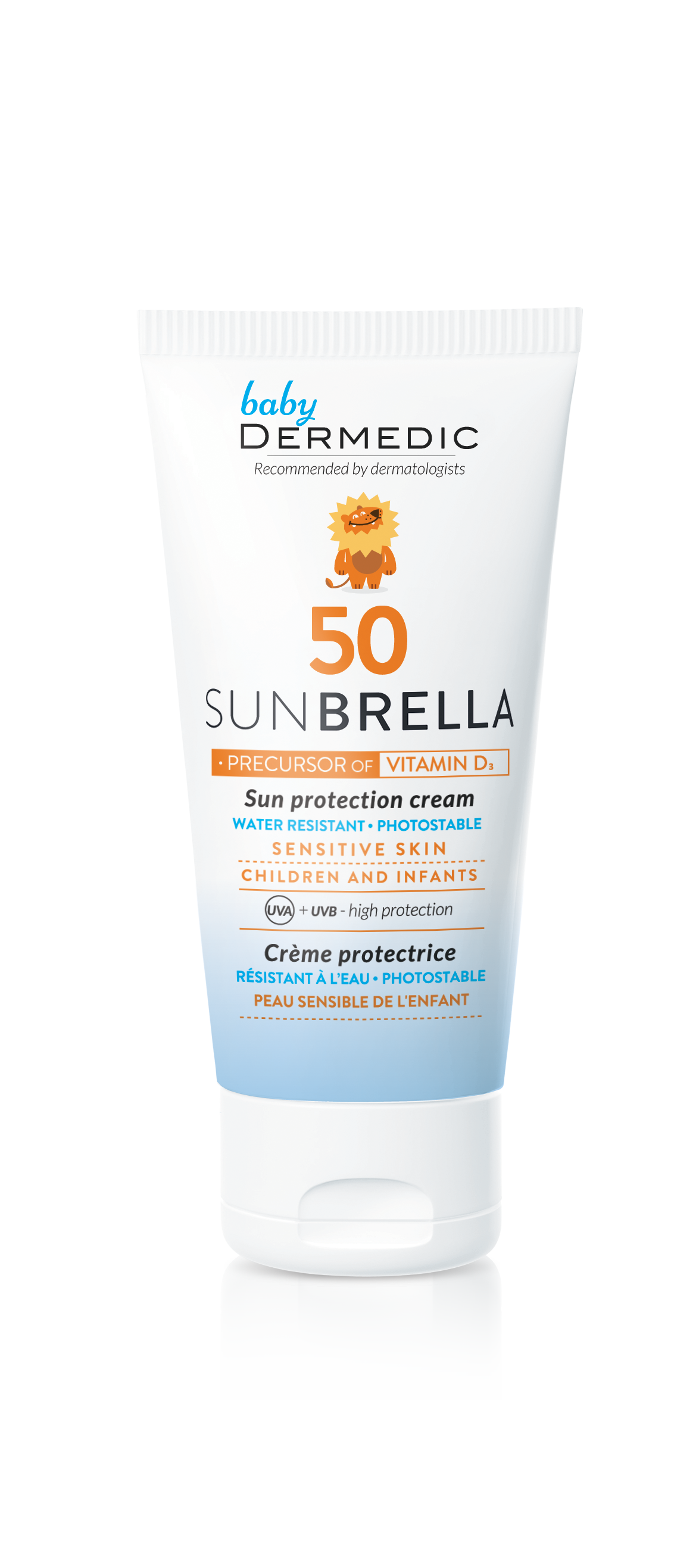 Dermedic SUNBRELLA BABY zaštitna krema za lice za djecu SPF 50, 50 ml
