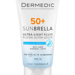 DERMEDIC Sunbrella Ultra-lagani SPF50+ fluid suha i normalna koža