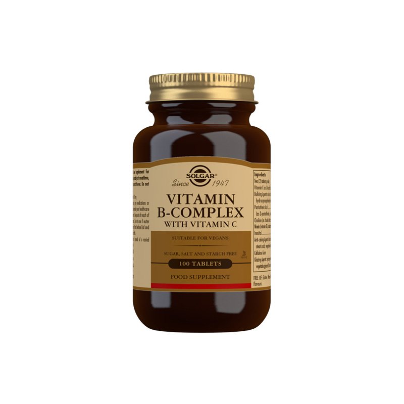SOLGAR B complex + vitamin C tbl. A100