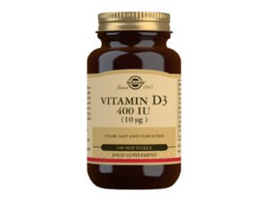 SOLGAR Vitamin D3 400 IU (10 µg) cps. A100