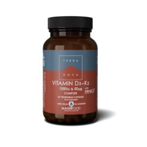 Terranova Vitamin D3 1000 IU + K2 50mcg 50 kapsula