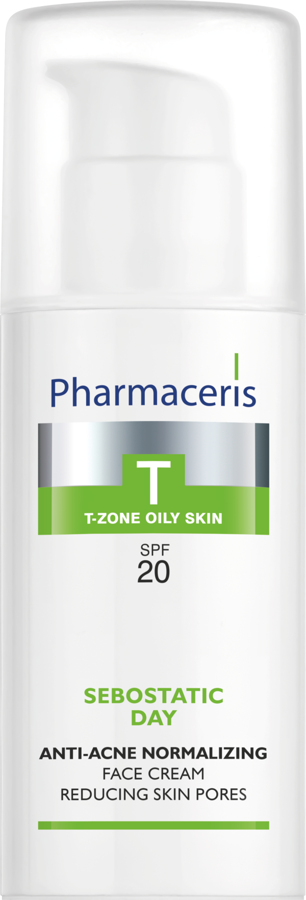 Pharmaceris T ANTI-ACNE NORMALIZIRAJUĆA MAT krema za lice protiv akni SPF 20 SEBOSTATIC DAY 50 ml