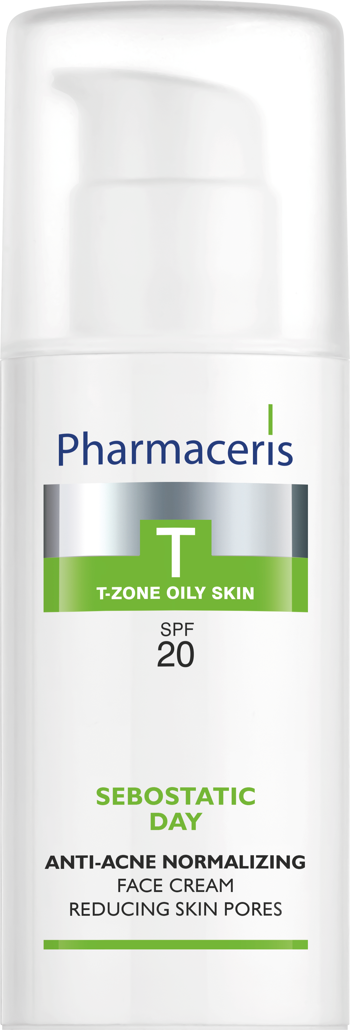 Pharmaceris T ANTI-ACNE NORMALIZIRAJUĆA MAT krema za lice protiv akni SPF 20 SEBOSTATIC DAY 50 ml