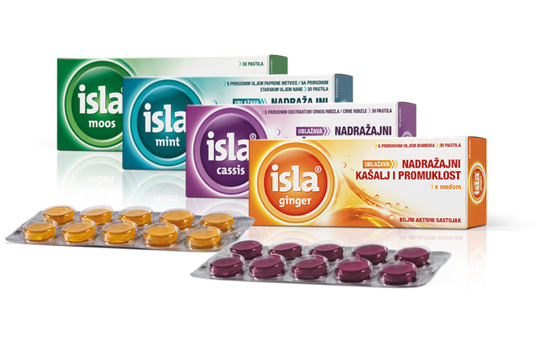 ISLA PASTILE (mint, ginger, moos, cassis)